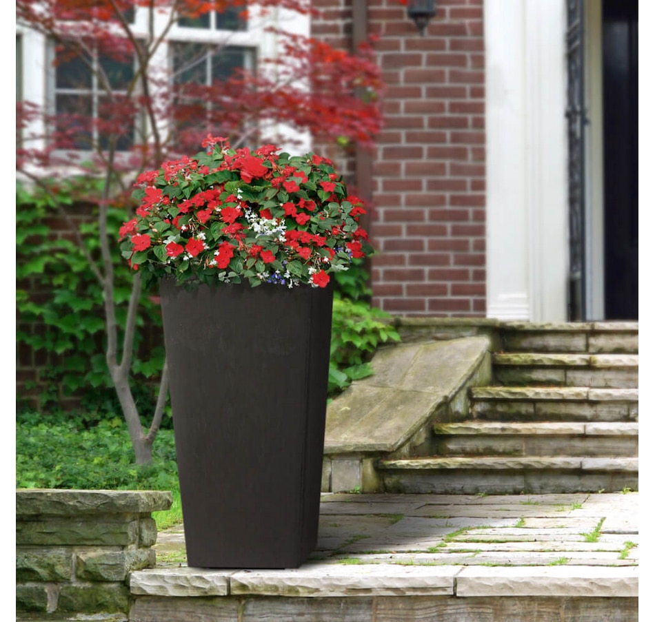 Image 754828_ALTMORE6.jpg, Product 754-828 / Price $154.99, Tierra Verde Sonata Classic Self-Watering Tapered Extra-Large Square Indoor/Outdoor Planter from Tierra Verde on TSC.ca's Home & Garden department