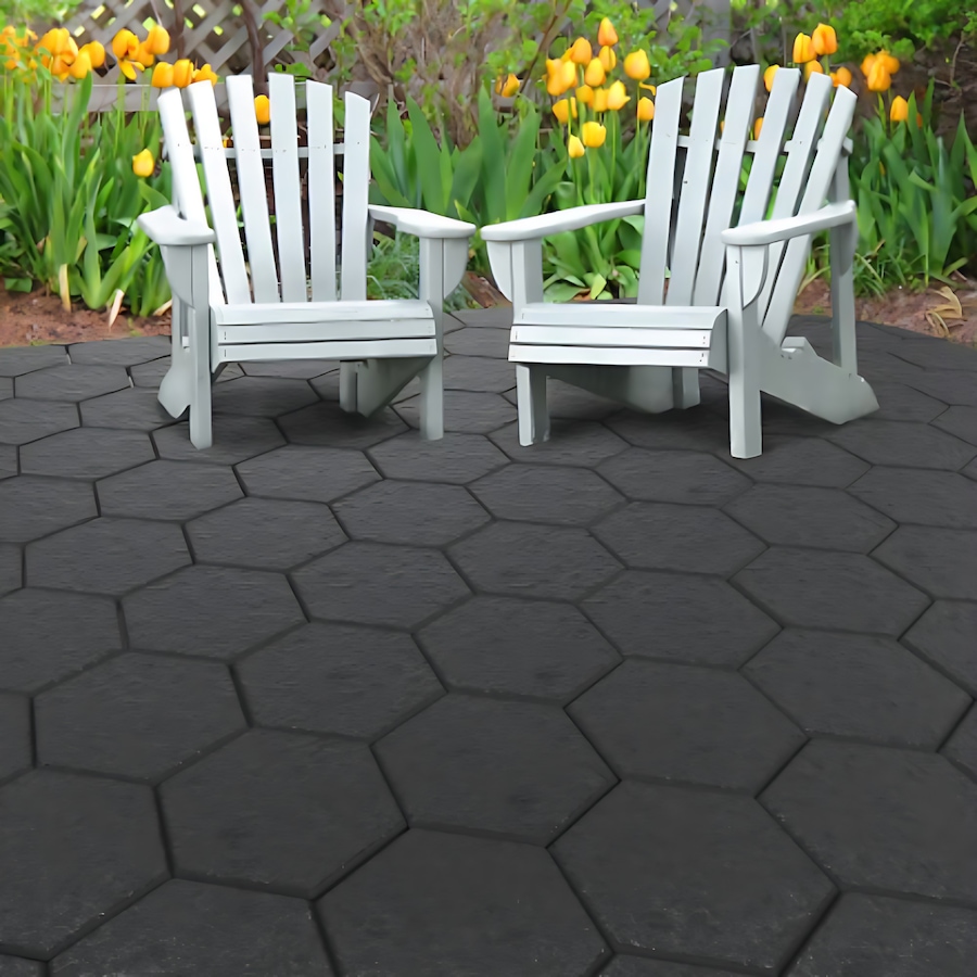 Image 754830_ALTMORE1.jpg, Product 754-830 / Price $64.99, Tierra Verde Stomp Hex Recycled Materials Stepping Stone (10-pack) from Tierra Verde on TSC.ca's Home & Garden department