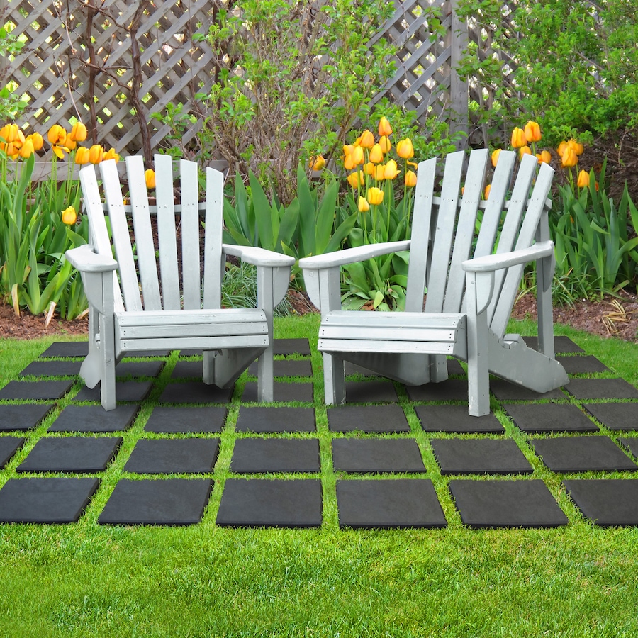 Image 754831_ALTMORE5.jpg, Product 754-831 / Price $54.99, Stomp Square Recycled Materials Stepping Stone (10-pack) from Stomp on TSC.ca's Home & Garden department