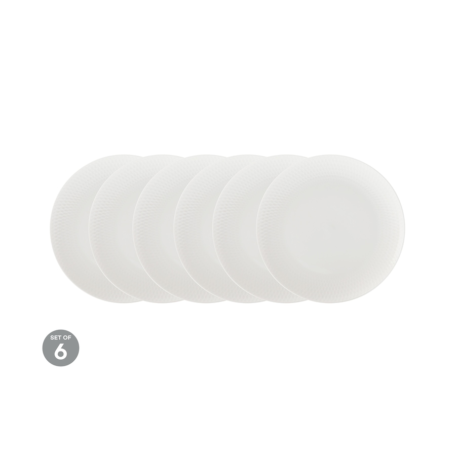 Image 754889.jpg, Product 754-889 / Price $45.00, Maxwell & Williams Plate Side Diamond Round, 18 cm (pack of 6) from Maxwell & Williams on TSC.ca's Kitchen department