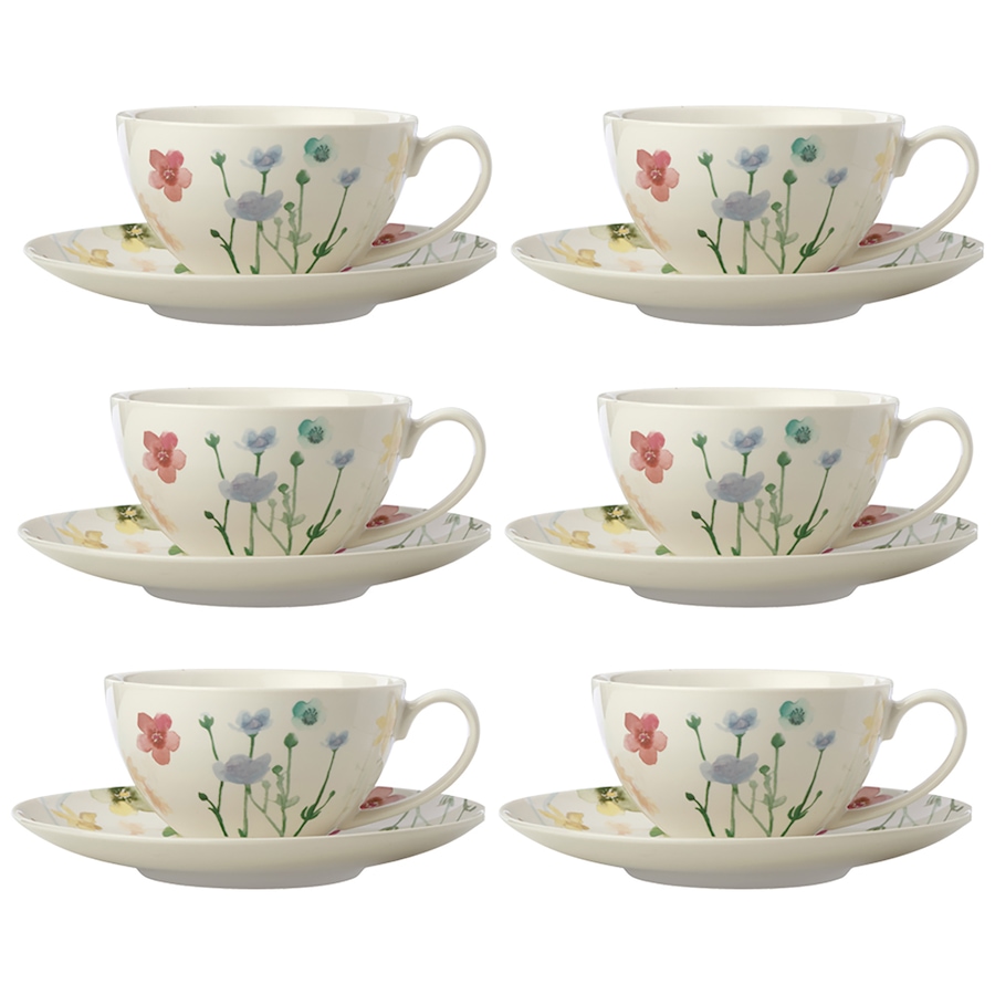 Image 754920.jpg, Product 754-920 / Price $137.94, Maxwell & Williams Wildwood Breakfast Cup and Saucer, 400 ml (pack of 6) from Maxwell & Williams on TSC.ca's Kitchen department