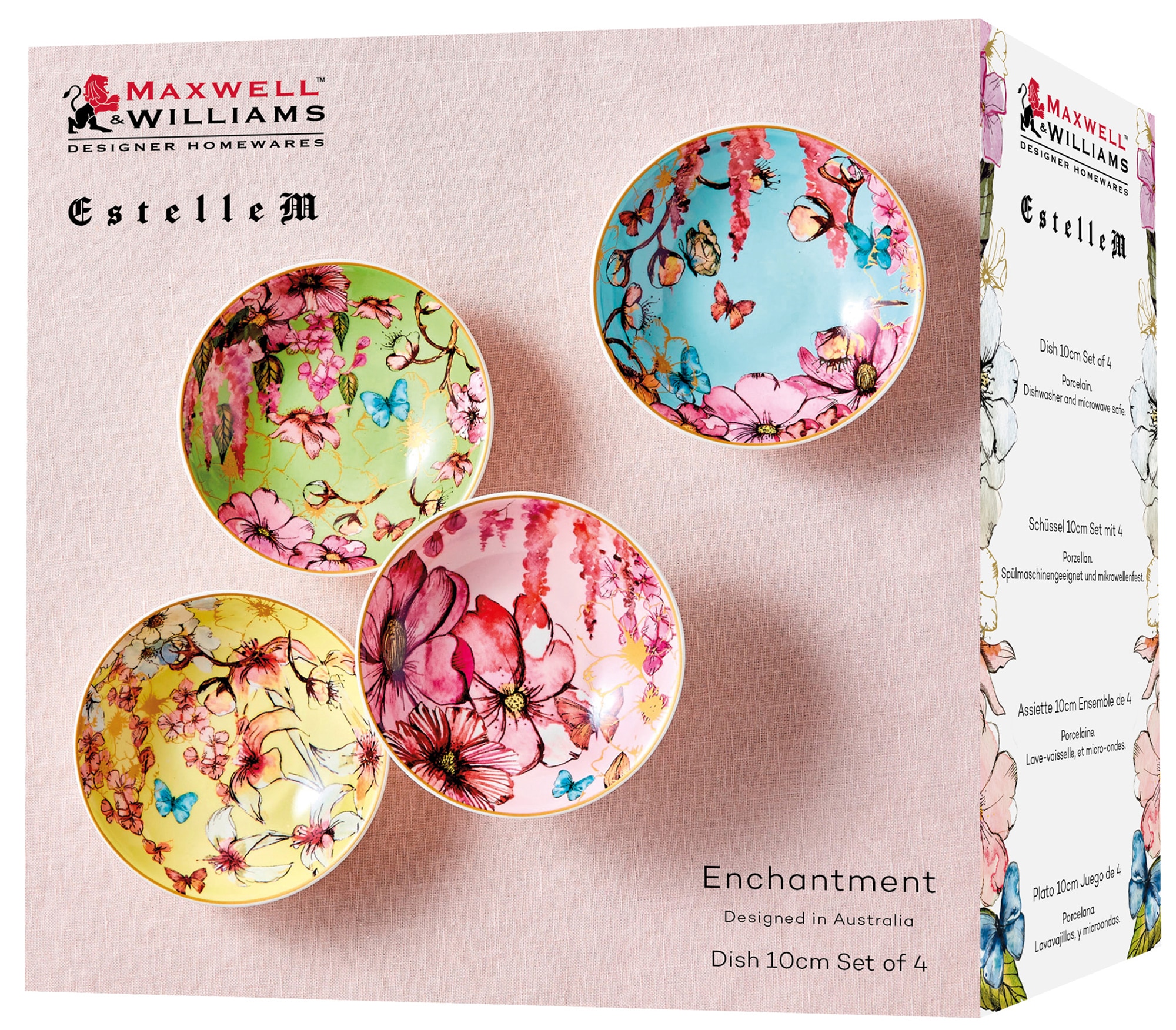 Maxwell & Williams Enchantment Set of 4 Dishes 4 x 10 cm (pack of