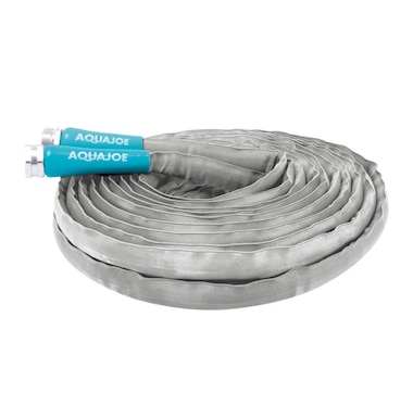Aqua Joe FibreJacket Ultra Flexible Non-Expanding Kink Free Garden Hose