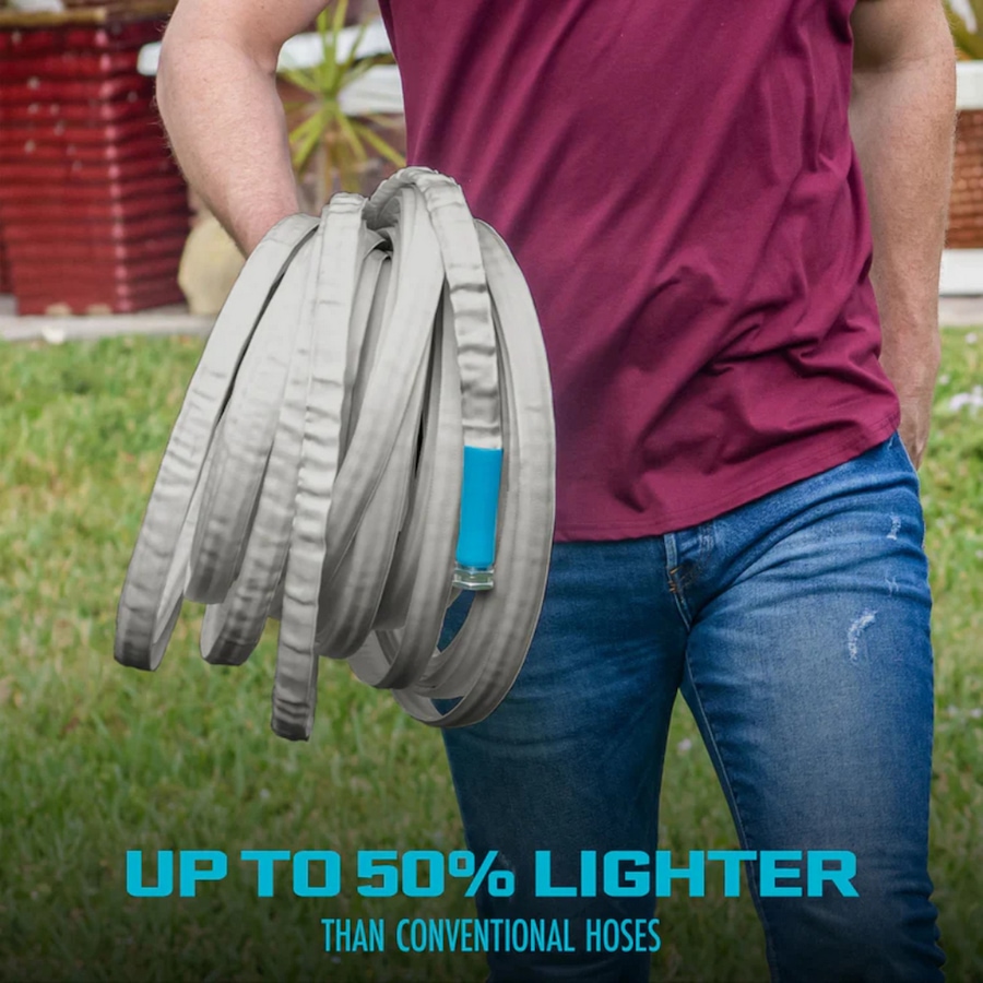 Image 754968_ALTMORE4.jpg, Product 754-968 / Price $34.99, Aqua Joe FibreJacket Ultra Flexible Non-Expanding Kink Free Garden Hose from Snow Joe & Sun Joe on TSC.ca's Home & Garden department