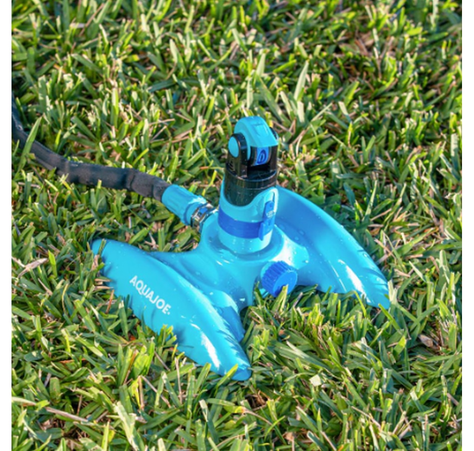 Image 754970_ALTMORE3.jpg, Product 754-970 / Price $59.99, Aqua Joe Turbo Drive 360° Sprinkler (4 spray patterns, customizable coverage, max coverage 3,740 square feet) from Snow Joe & Sun Joe on TSC.ca's Home & Garden department