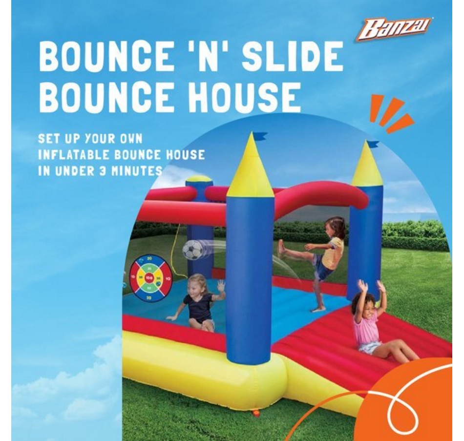 Image 754972_ALTMORE3.jpg, Product 754-972 / Price $549.99, Banzai Slide 'n' Score Inflatable Bounce from Banzai on TSC.ca's Home & Garden department
