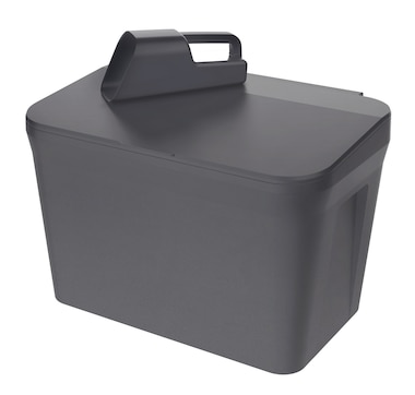 Tierra Verde Multi-Purpose Storage Box, Salt Box and Deck Box with Scoop (charcoal)