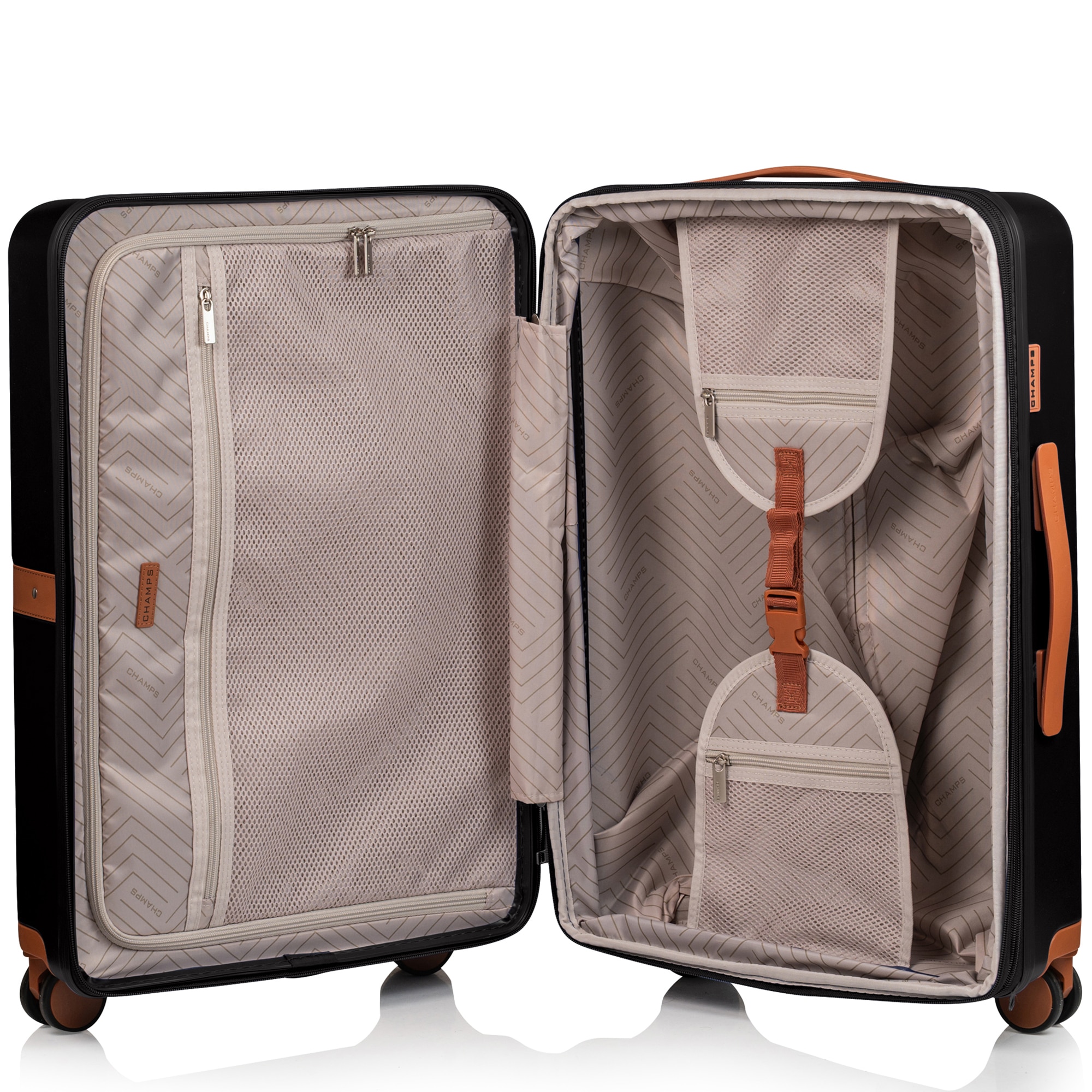 Champs Luggage Vintage II Collection 3-Piece Hard Side