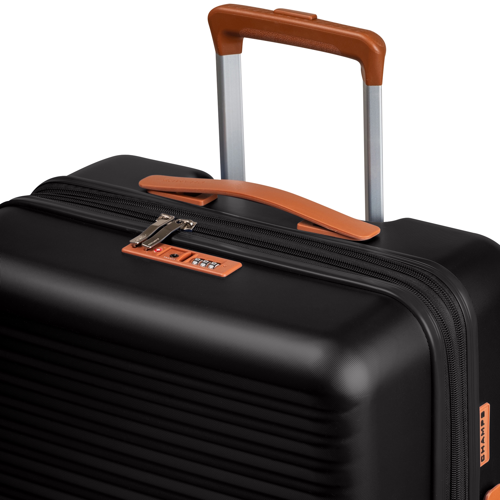 Champs Luggage Vintage II Collection Hard Side Spinner Expandable