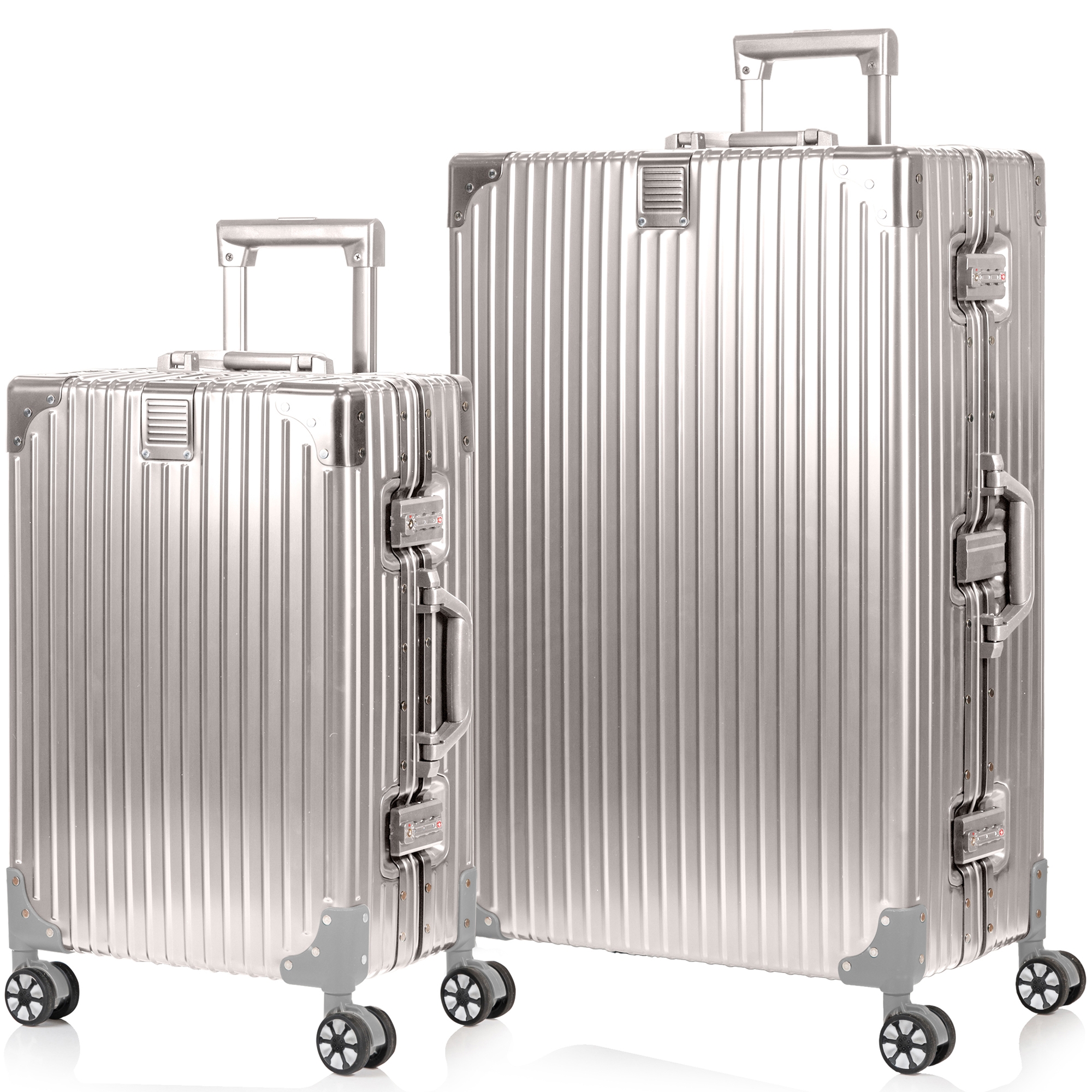 Champs Luggage Elite Collection Two-Piece Hard Side Spinner