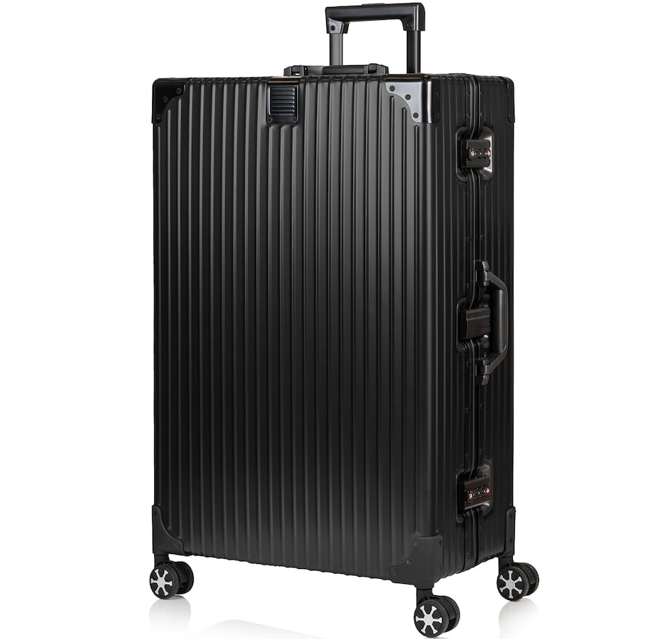 Image 754997_BLK.jpg, Product 754-997 / Price $349.99, Champs Luggage Elite Collection Hard Side Spinner Large Check-in Luggage from Champs on TSC.ca's Home & Garden department