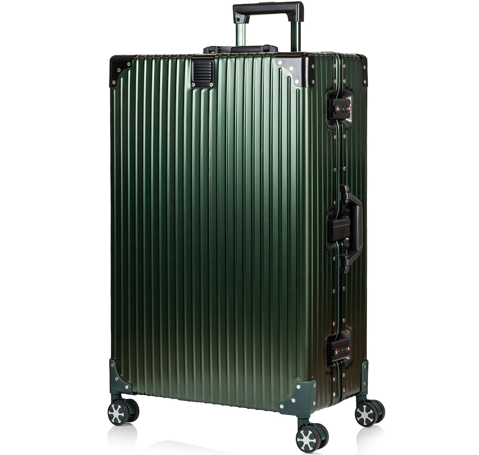 Image 754997_GRN.jpg, Product 754-997 / Price $349.99, Champs Luggage Elite Collection Hard Side Spinner Large Check-in Luggage from Champs on TSC.ca's Home & Garden department