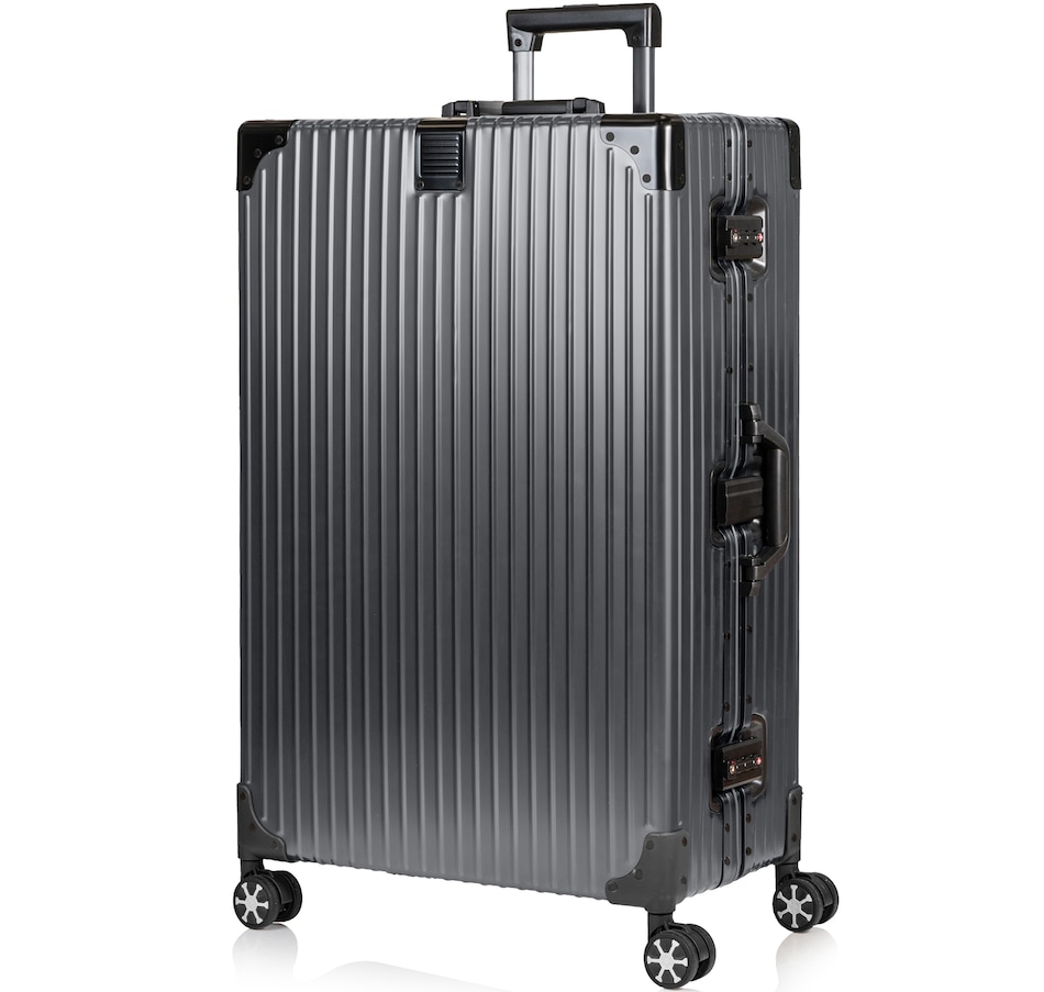 Image 754997_GRY.jpg, Product 754-997 / Price $349.99, Champs Luggage Elite Collection Hard Side Spinner Large Check-in Luggage from Champs on TSC.ca's Home & Garden department