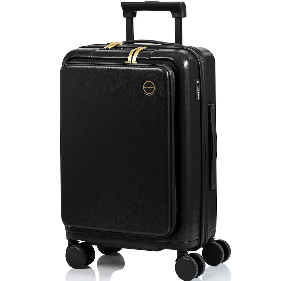 Image 754999_BLK.jpg, Product 754-999 / Price $249.99, Champs Luggage Onyx Collection Hard Side Spinner Expandable Carry-on Luggage from Champs on TSC.ca's Home & Garden department