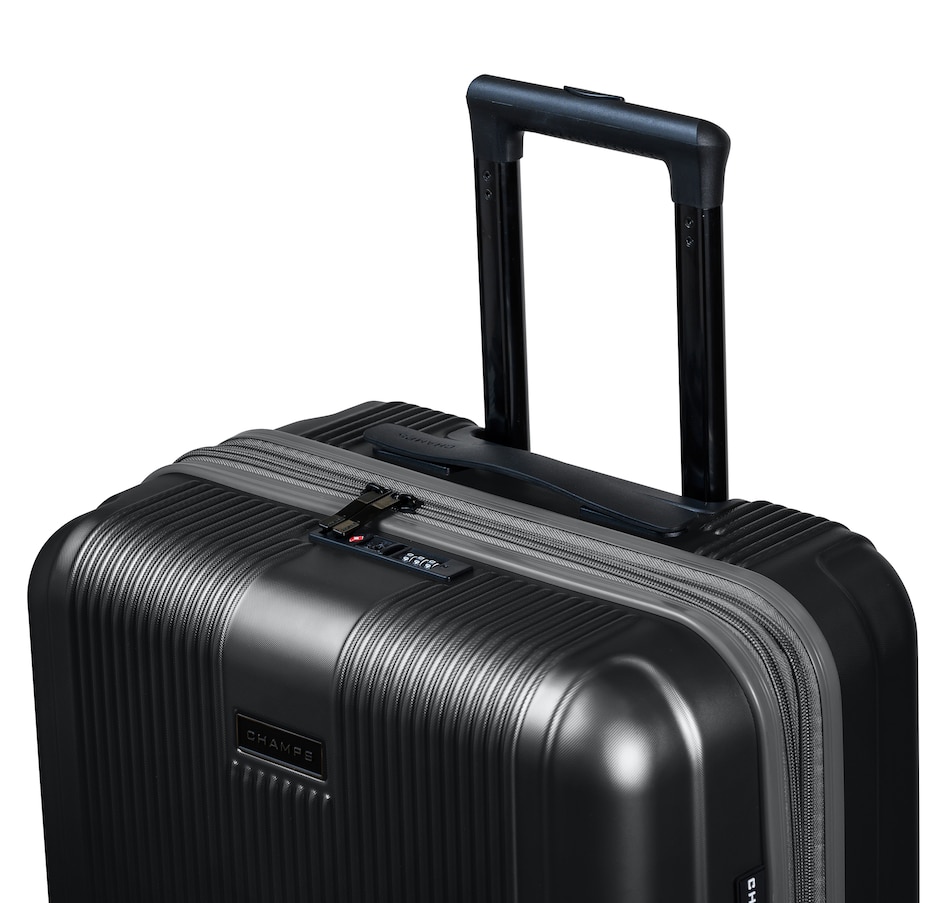 Image 755000_ALTMORE1.jpg, Product 755-000 / Price $329.99, Champs Luggage Marquis Collection Three-Piece Hard Side Spinner Expandable Luggage Set from Champs on TSC.ca's Home & Garden department