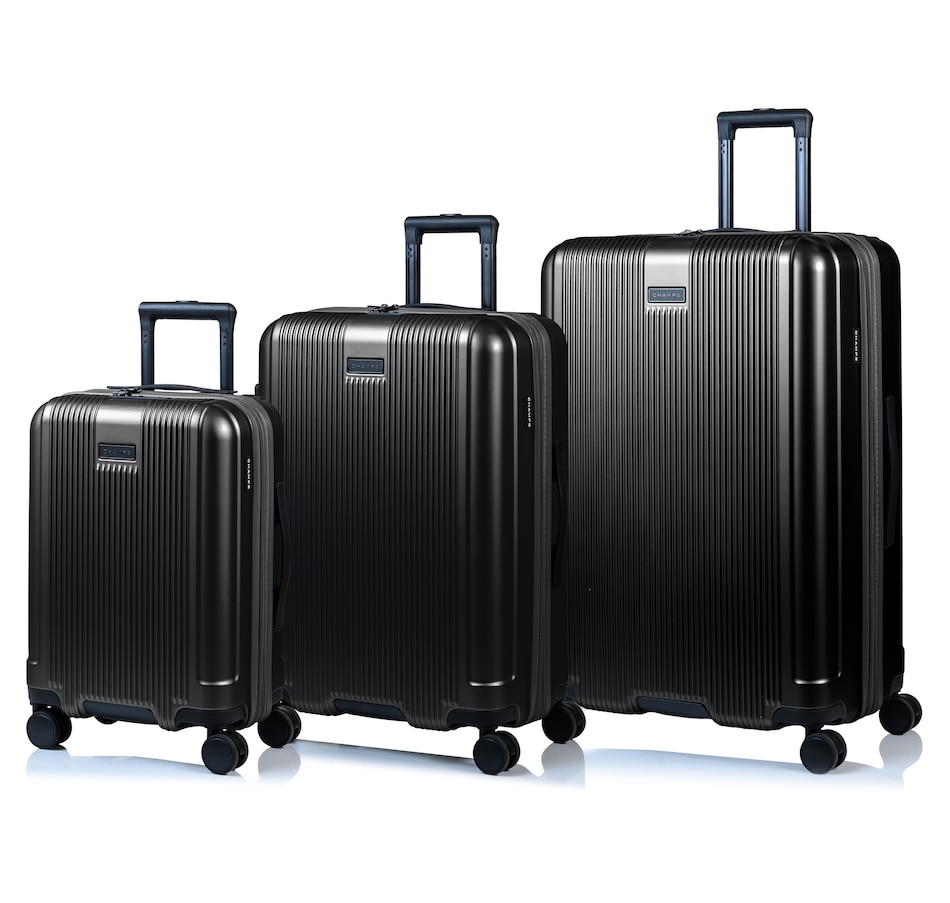 Image 755000_BLK.jpg, Product 755-000 / Price $329.99, Champs Luggage Marquis Collection Three-Piece Hard Side Spinner Expandable Luggage Set from Champs on TSC.ca's Home & Garden department