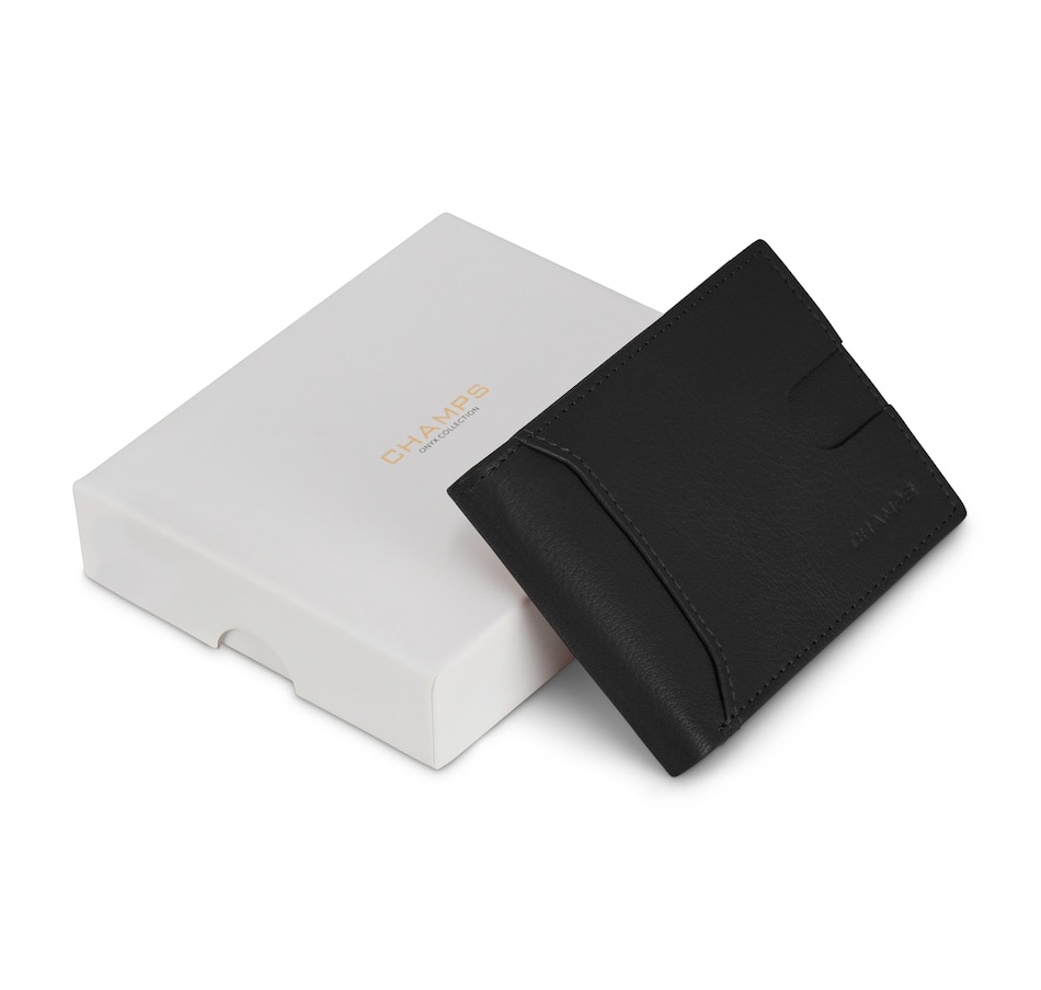Image 755007_ALTMORE3.jpg, Product 755-007 / Price $27.99, Champs Onyx Collection Leather Access Bi-Fold Wallet from Champs on TSC.ca's Fashion department