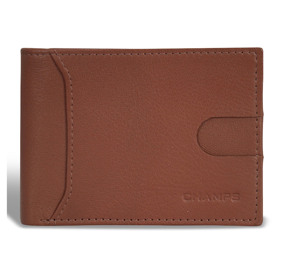 Image 755007_BRN.jpg, Product 755-007 / Price $27.99, Champs Onyx Collection Leather Access Bi-Fold Wallet from Champs on TSC.ca's Fashion department