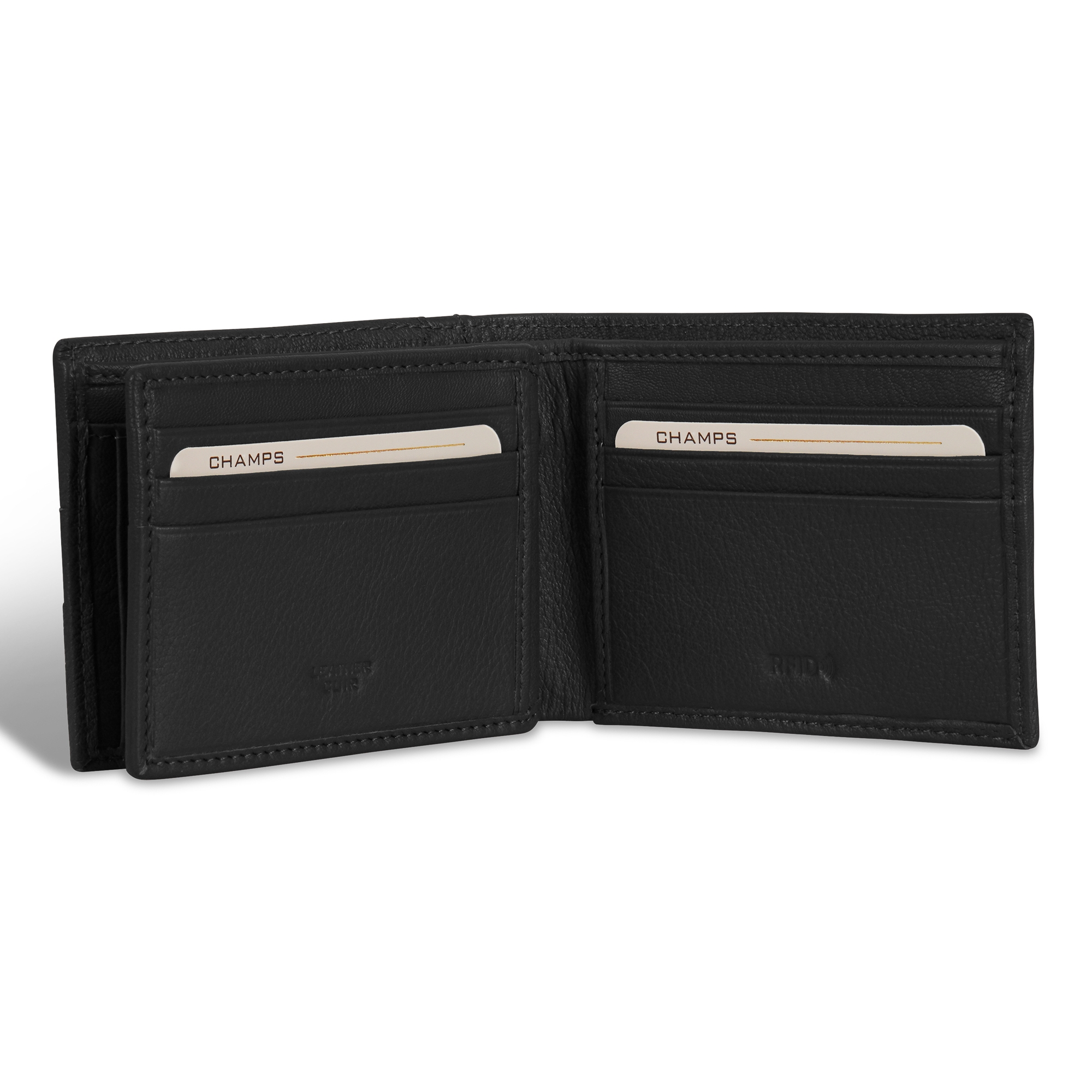Champs Onyx Collection Leather Access Centre Wing Wallet - TSC.ca