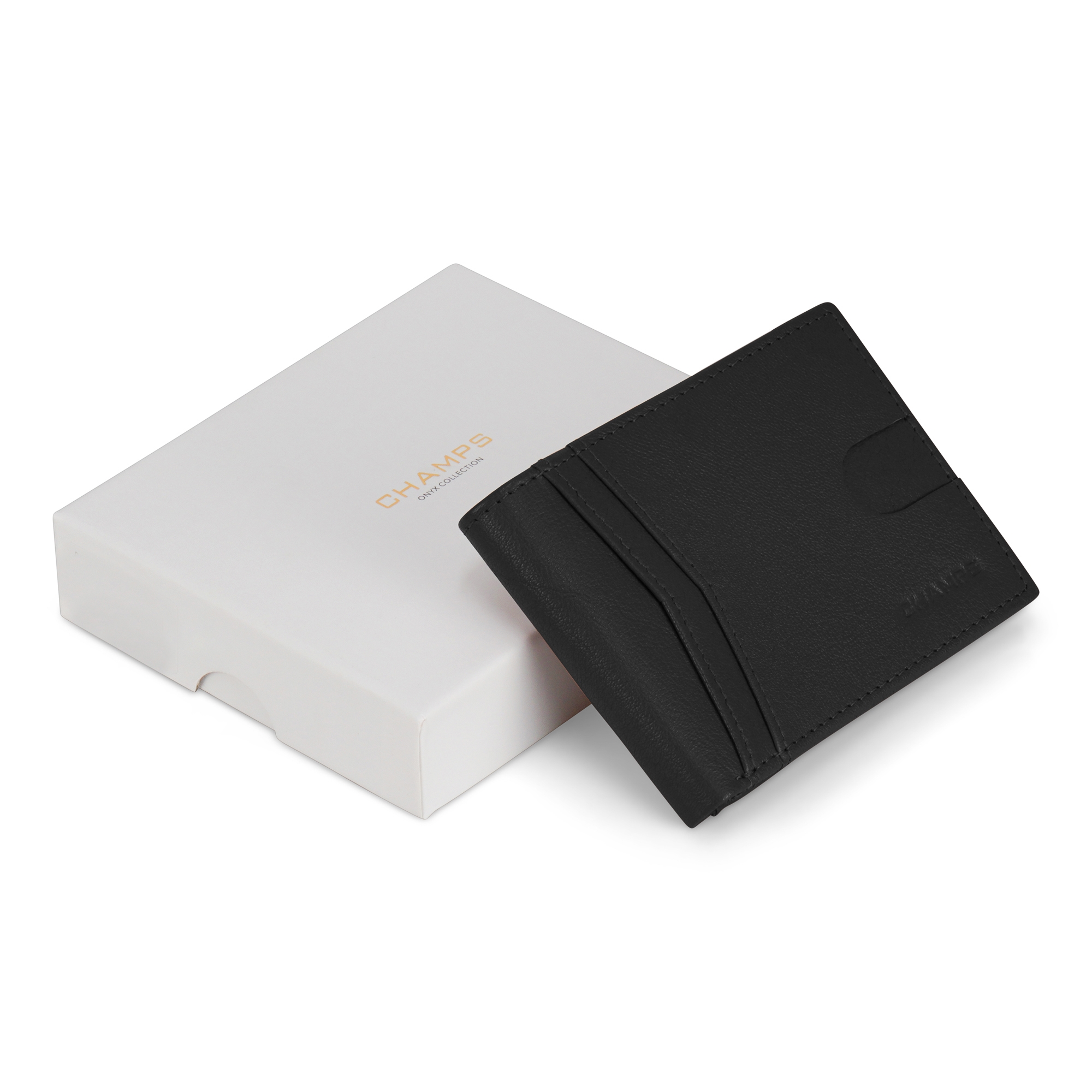 Champs Onyx Collection Leather Access Centre Wing Wallet - TSC.ca