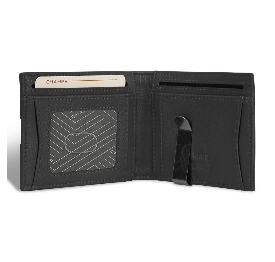 Image 755010_ALTMORE2.jpg, Product 755-010 / Price $79.99, Champs Onyx Collection Leather Bi-Fold Clip Wallet from Champs on TSC.ca's Fashion department
