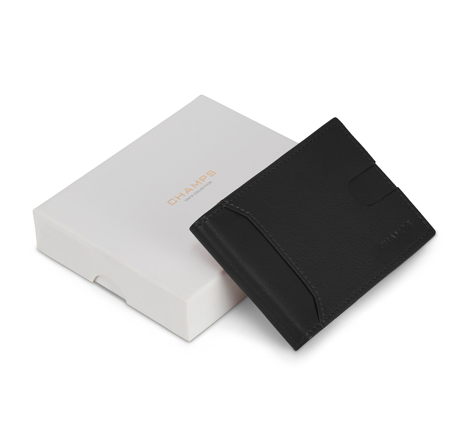 Image 755010_ALTMORE3.jpg, Product 755-010 / Price $79.99, Champs Onyx Collection Leather Bi-Fold Clip Wallet from Champs on TSC.ca's Fashion department