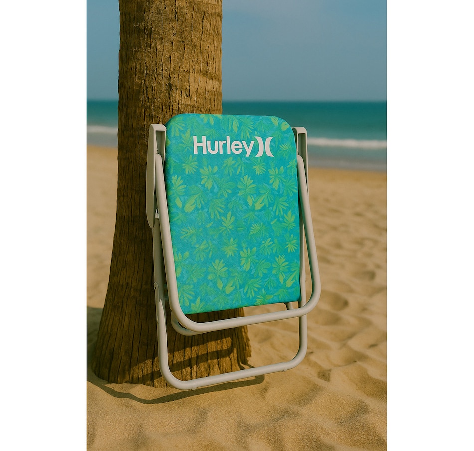 Image 755024_ALTMORE3.jpg, Product 755-024 / Price $47.99, Hurley Single Position Teal Blue Design Beach Chair from Hurley on TSC.ca's Home & Garden department