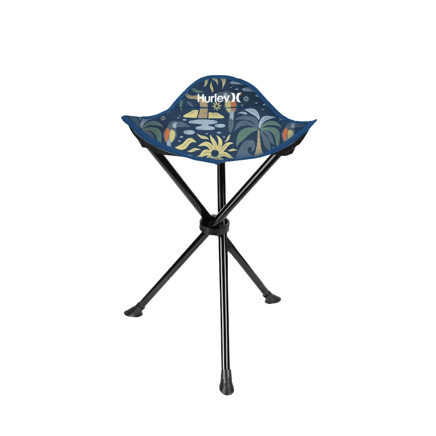 Image 755030.jpg, Product 755-030 / Price $9.99, Hurley Foldable Palm Tree Design Tri-Leg Stool with Travel Bag from Hurley on TSC.ca's Home & Garden department
