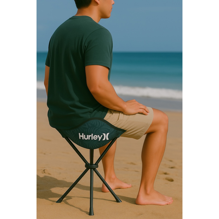 Image 755031_ALTMORE3.jpg, Product 755-031 / Price $9.99, Hurley Foldable Grey Design Tri-Leg Stool with Travel Bag from Hurley on TSC.ca's Home & Garden department