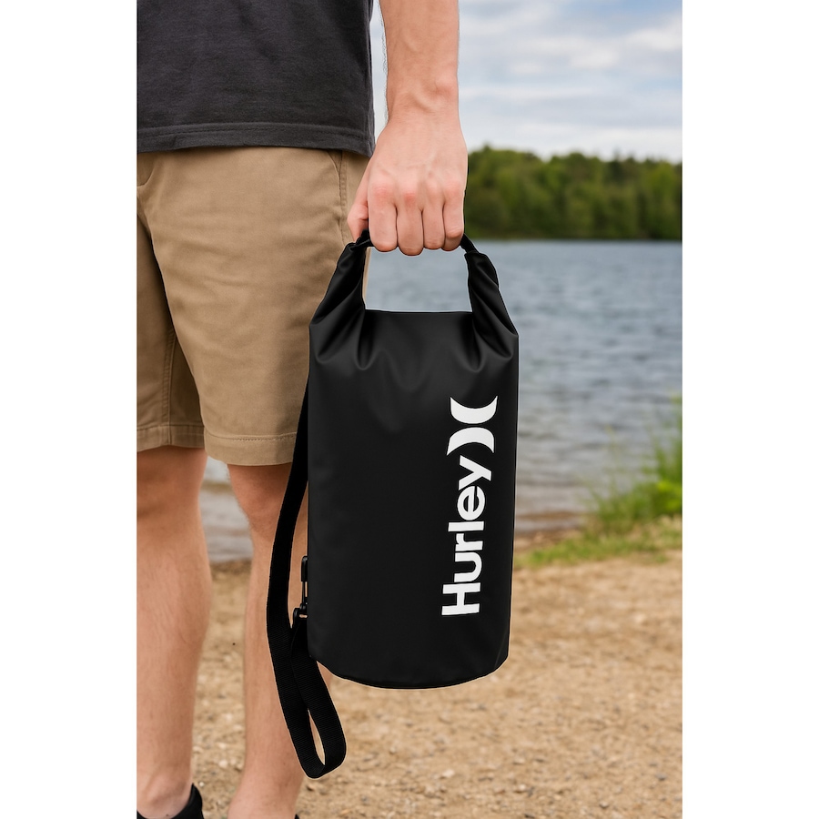 Image 755032_ALTMORE2.jpg, Product 755-032 / Price $21.99, Hurley 30L Waterproof Solid Black Dry Bag from Hurley on TSC.ca's Home & Garden department