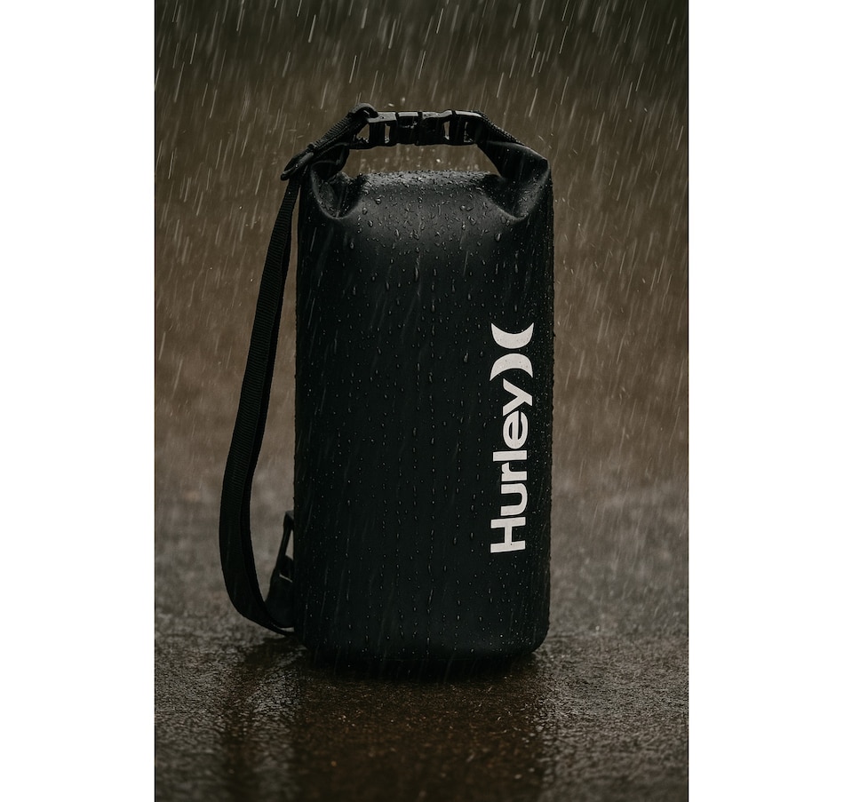 Image 755032_ALTMORE3.jpg, Product 755-032 / Price $24.99, Hurley 30L Waterproof Solid Black Dry Bag from Hurley on TSC.ca's Home & Garden department