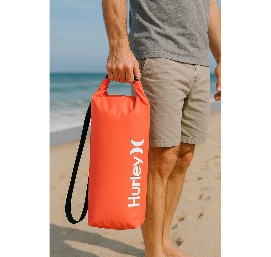 Image 755033_ALTMORE2.jpg, Product 755-033 / Price $24.99, Hurley 30L Waterproof Solid Neon Pink Dry Bag from Hurley on TSC.ca's Home & Garden department