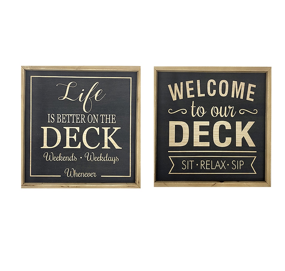 Image 755044.jpg, Product 755-044 / Price $50.00, Koppers Deck Signs (set of 2) from Koppers on TSC.ca's Home & Garden department