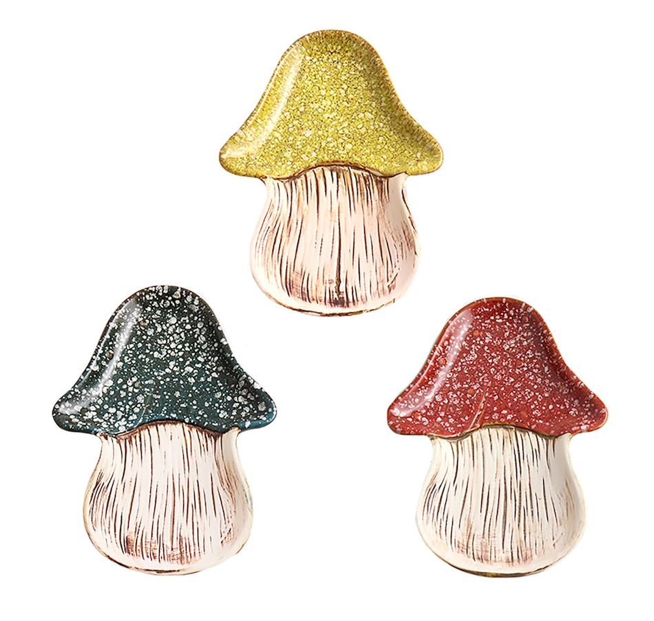 Image 755102.jpg, Product 755-102 / Price $27.00, Koppers Mushroom Plates (set of 3) from Koppers on TSC.ca's Kitchen department