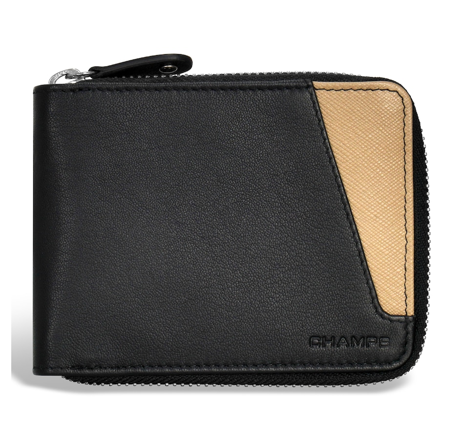 Image 755181_BKIV.jpg, Product 755-181 / Price $34.99, Champs Iconic Leather Zip Around Wallet from Champs on TSC.ca's Fashion department