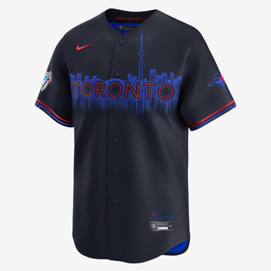 Image 755187_ALTMORE1.jpg, Product 755-187 / Price $224.99, Men's Toronto Blue Jays Nike 50th Anniversary Alternate Replica Jersey (city connect) from Nike on TSC.ca's Sports department
