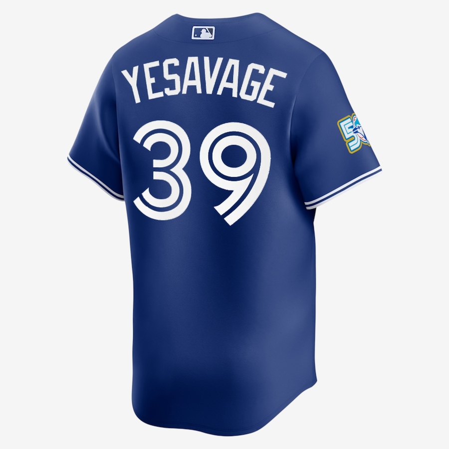 Image 755188_ALTMORE1.jpg, Product 755-188 / Price $329.99, Men's Toronto Blue Jays Nike 50th Anniversary Trey Yesavage Alternate Replica Jersey (royal) from Nike on TSC.ca's Sports department