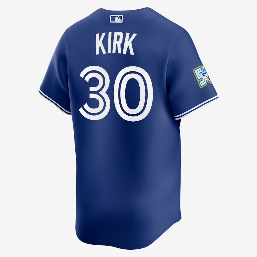 Image 755193_ALTMORE1.jpg, Product 755-193 / Price $329.99, Men's Toronto Blue Jays Nike 50th Anniversary Alejandro Kirk Alternate Replica Jersey (royal) from Nike on TSC.ca's Sports department