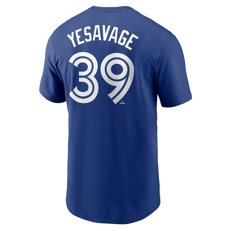 Image 755202_ALTMORE1.jpg, Product 755-202 / Price $59.99, Men's Toronto Blue Jays Trey Yesavage Royal Home Name and Number T-Shirt from New Era on TSC.ca's Sports department
