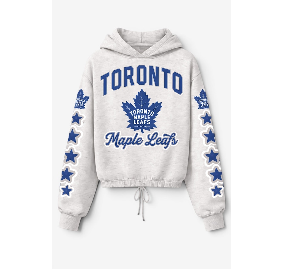 Image 755236.jpg, Product 755-236 / Price $139.99, Women's Toronto Maple Leafs NHL '47 Starry-Eyed Venice Crop Hoodie from 47 Brand on TSC.ca's Sports department