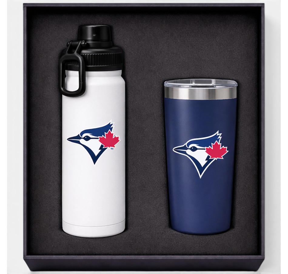 Image 755240.jpg, Product 755-240 / Price $70.00, Toronto Blue Jays Gift Set: 21oz Tumbler and Coffee Tumbler from Golfing Buddies on TSC.ca's Sports department