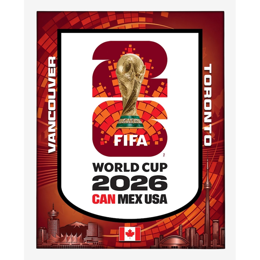 Image 755254.jpg, Product 755-254 / Price $79.99, Canada Edition 18" x 22" Frame Officially Licenced 2026 FIFA World Cup Trophy Poster (Skyline Edition) from Frameworth on TSC.ca's Sports department