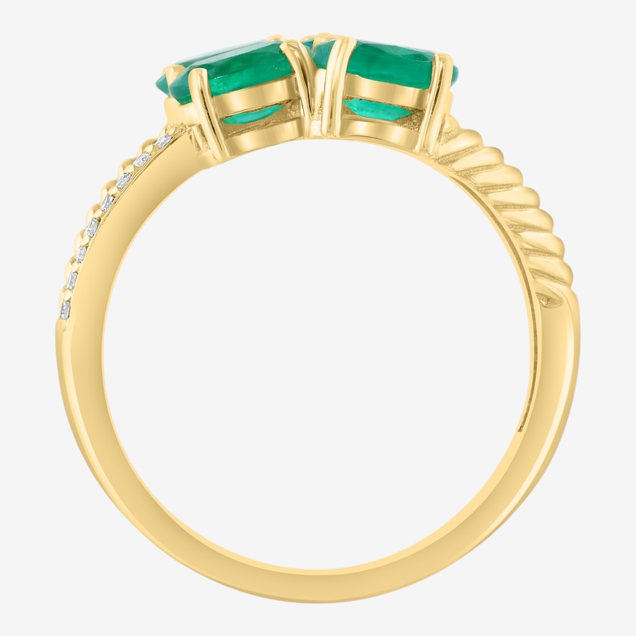 Image 755611_ALTMORE1.jpg, Product 755-611 / Price $2,999.99, EFFY 14K Yellow Gold Emerald and Diamond Ring from Effy Jewellery on TSC.ca's Jewellery department