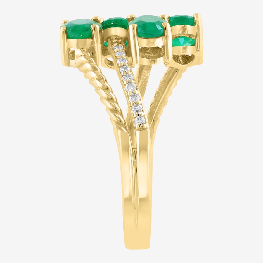 Image 755611_ALTMORE2.jpg, Product 755-611 / Price $2,999.99, EFFY 14K Yellow Gold Emerald and Diamond Ring from Effy Jewellery on TSC.ca's Jewellery department