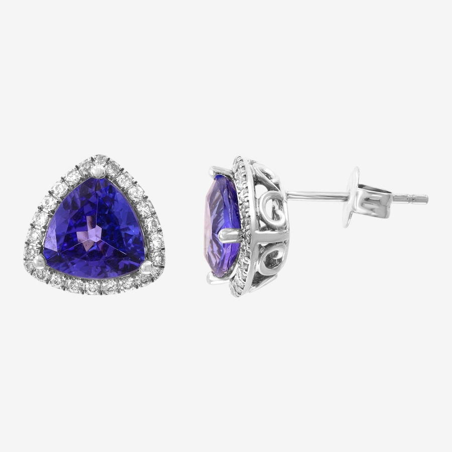 Image 755612.jpg, Product 755-612 / Price $3,499.99, EFFY 14K White Gold Tanzanite & Diamond Earrings from Effy Jewellery on TSC.ca's Jewellery department