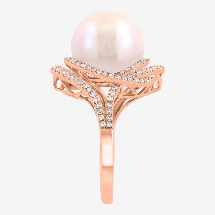 Image 755623_ALTMORE1.jpg, Product 755-623 / Price $3,299.99, EFFY 14K Rose Gold Diamond & Off White Freshwater Pearl Ring from Effy Jewellery on TSC.ca's Jewellery department