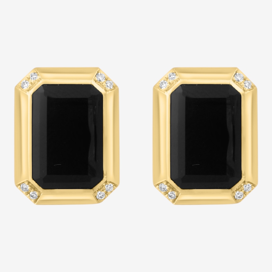 Image 755627_ALTMORE1.jpg, Product 755-627 / Price $1,649.99, EFFY 14K Yellow Gold Diamond & Onyx Earrings from Effy Jewellery on TSC.ca's Jewellery department