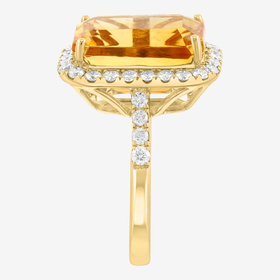 Image 755635_ALTMORE2.jpg, Product 755-635 / Price $4,999.99, EFFY 14K Yellow Gold Diamond & Citrine Ring from Effy Jewellery on TSC.ca's Jewellery department