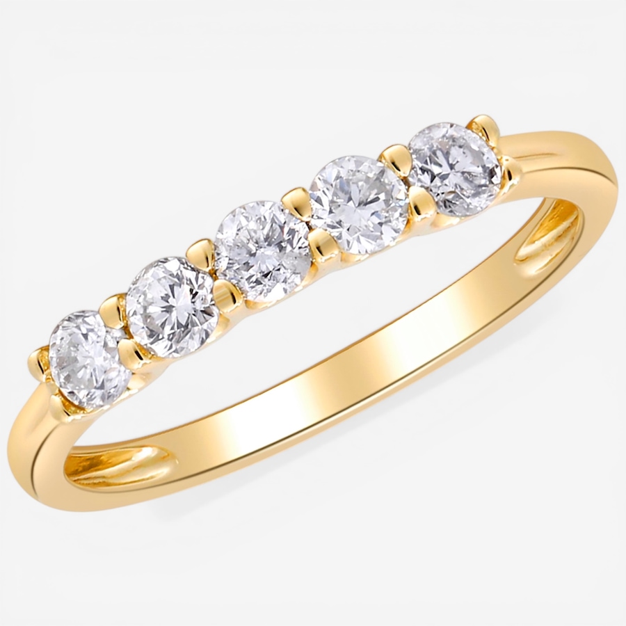 Image 755660_ALTMORE2.jpg, Product 755-660 / Price $1,699.99, 14K Gold 5 Stone Diamond Ring from Diamond Show on TSC.ca's Jewellery department