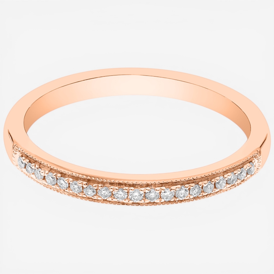 Image 755663.jpg, Product 755-663 / Price $1,399.99, 14K Rose Gold Round Diamond Band from Diamond Show on TSC.ca's Jewellery department